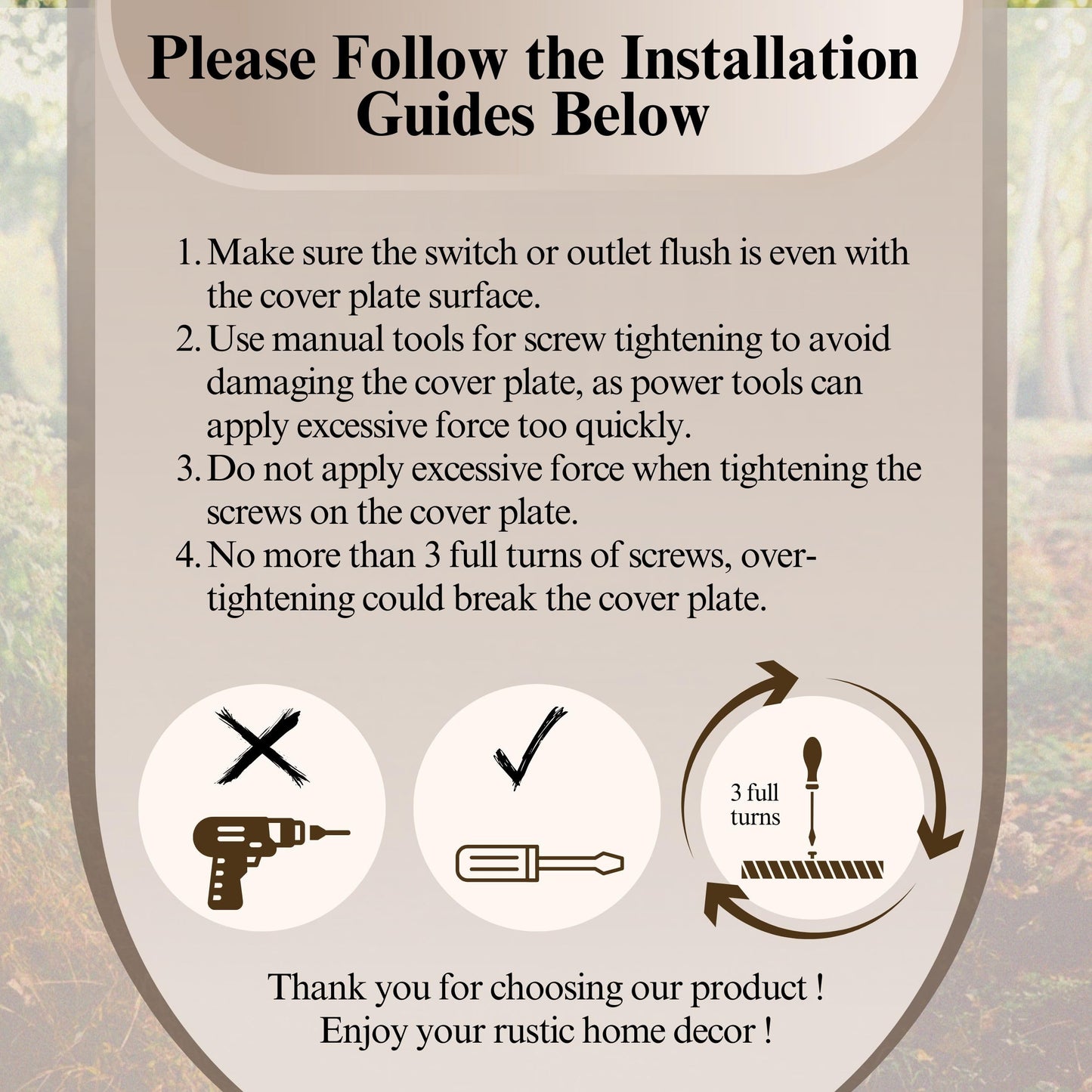 BestGiftEver Black Bear on Logs Double Toggle Switch Cover Wall Plate for Cabin Lodge Style Home Decor | Ideal for Nature and Wildlife Lover