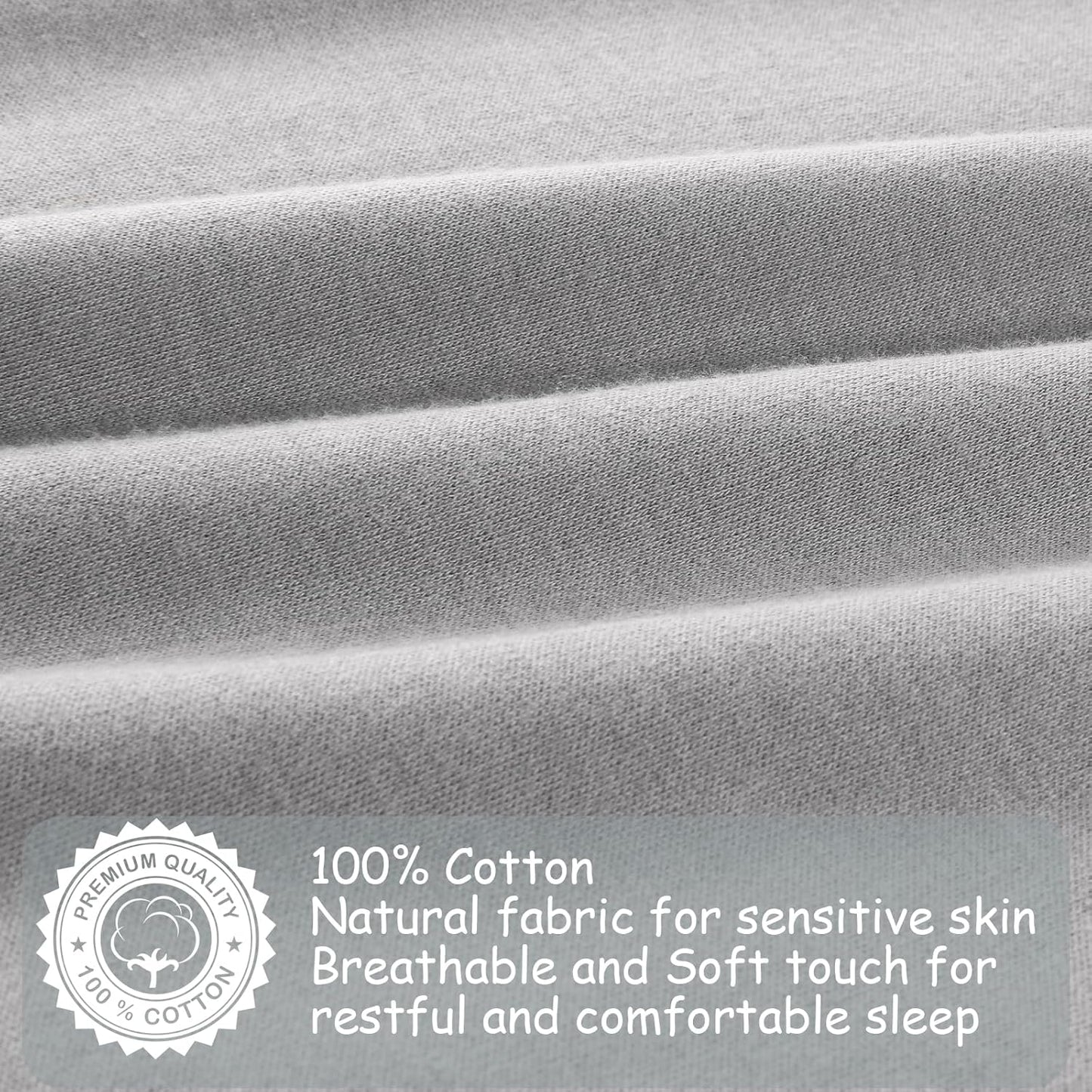 Looxii Baby Sleep Sack - 0.5 TOG 100% Cotton Wearable Blanket | 3-Pack Toddler Sleeping Bag for 12-18 Months