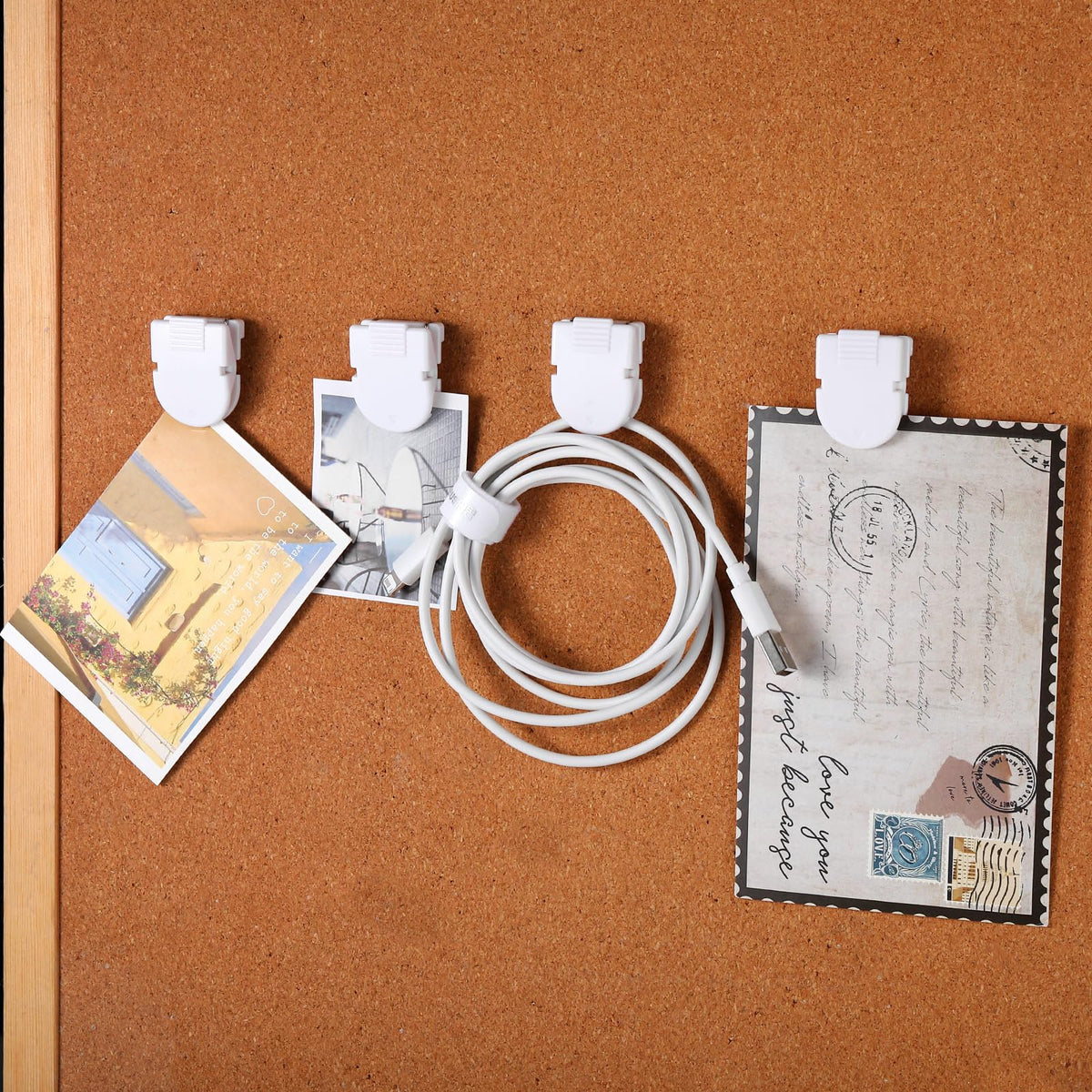 Feifeiya 25 Pcs Cubicle Clips Fabric Panel Cubicle Accessories Fabric Partition Panel Wall Clip Office Photos Wall for Notes Memos Standard Size, 40-Sheet Capacity (White)