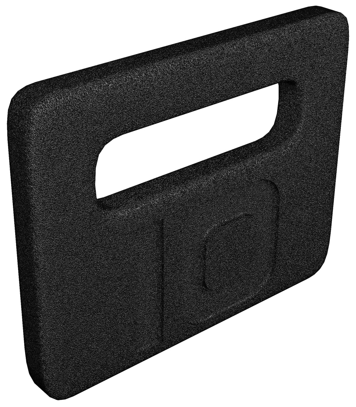Signature Fitness Fitvids Cast Iron Plate – Weighted Plate for Swings – 10 pounds – Black