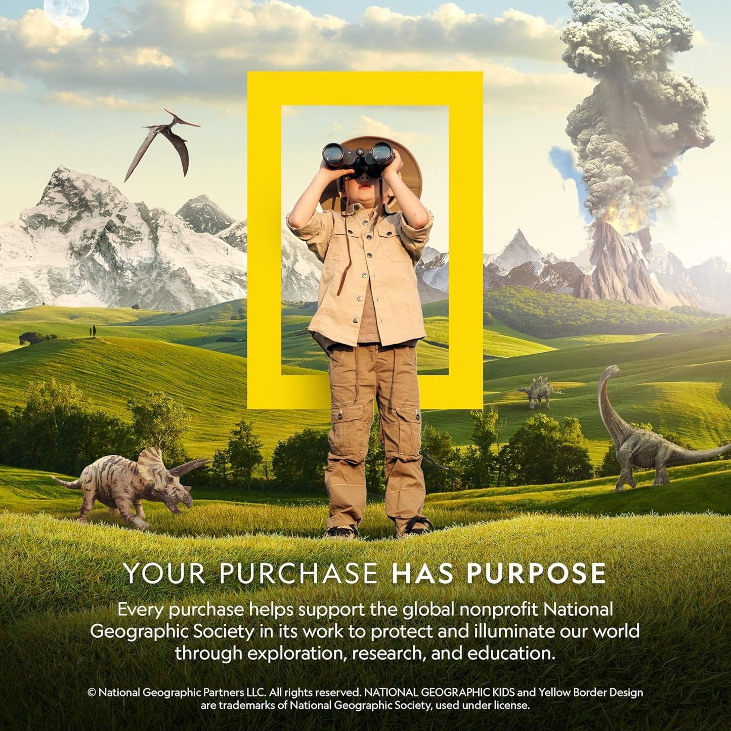 National Geographic Giant Dinosaur Egg Activity Kit - 15+ Dino Crafts, Painting, Clay Models & Learning Guide