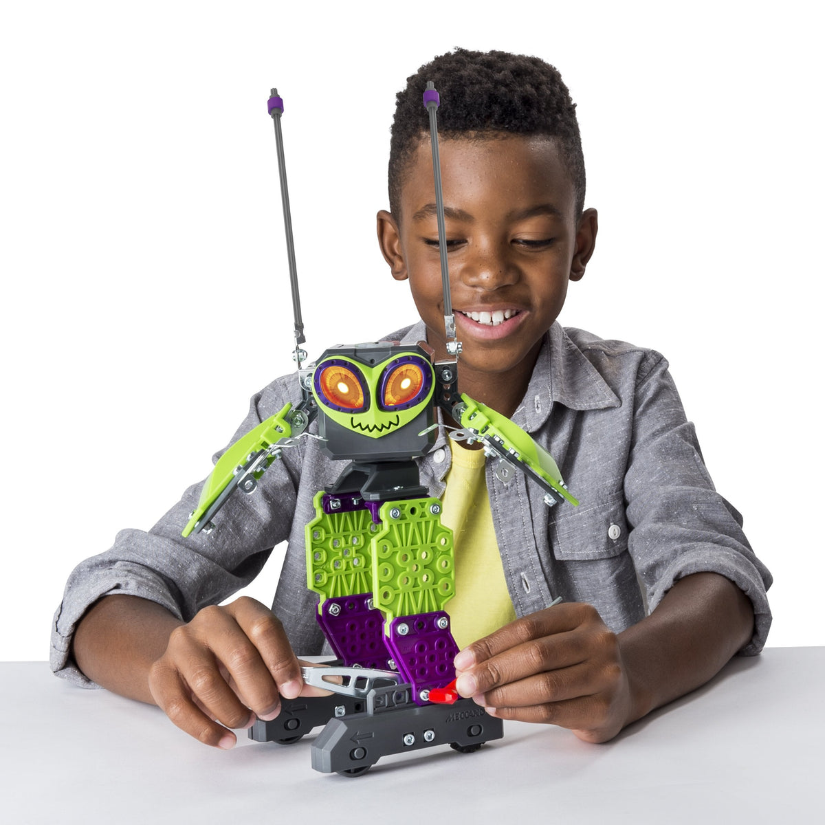 Meccano-Erector - Micronoid - Green Switch, Programmable Robot Building Kit