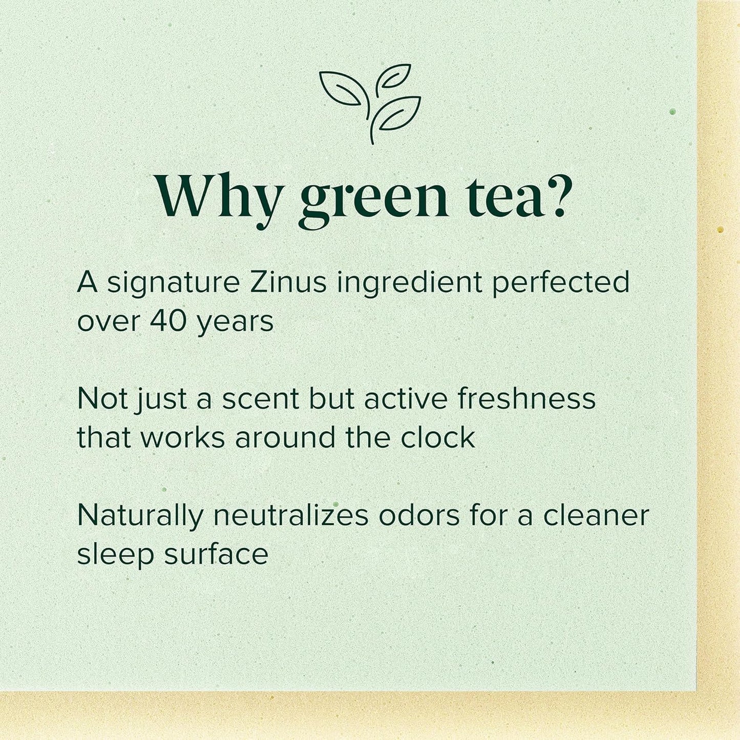 Zinus 10 Inch Full Green Tea Memory Foam Mattress - Medium Firm, Zoned Pressure Relief, Fiberglass Free