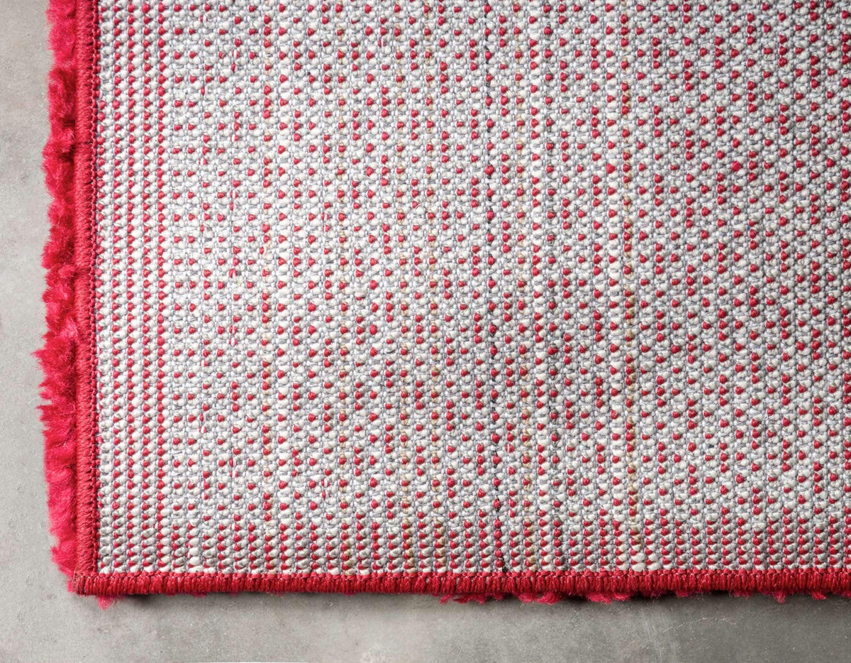 Unique Loom Solo Collection Area Rug - Calabasas (3' 3" x 5' 3" Rectangle, Red)