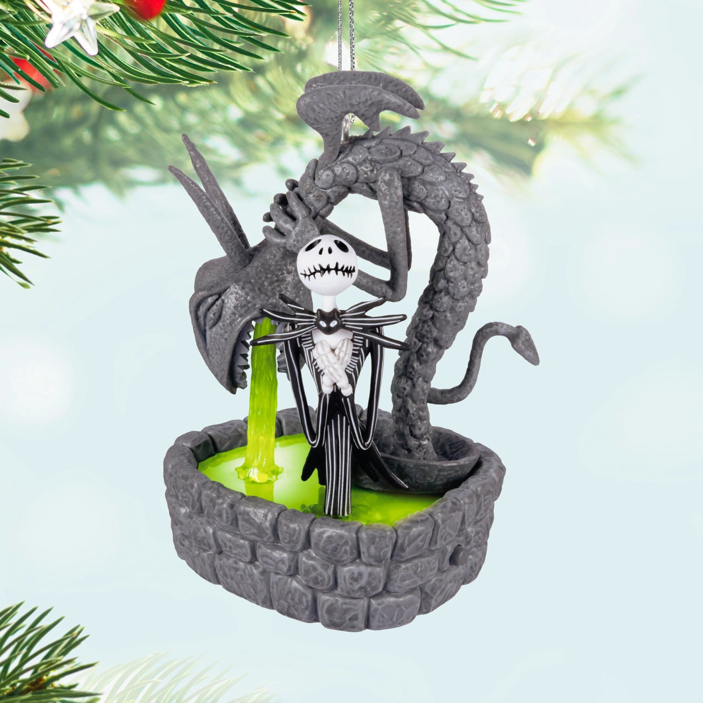 Hallmark Keepsake Disney Christmas Ornament, Tim Burton's The Nightmare Before Christmas This is Halloween with Light, Gifts for Disney Fans