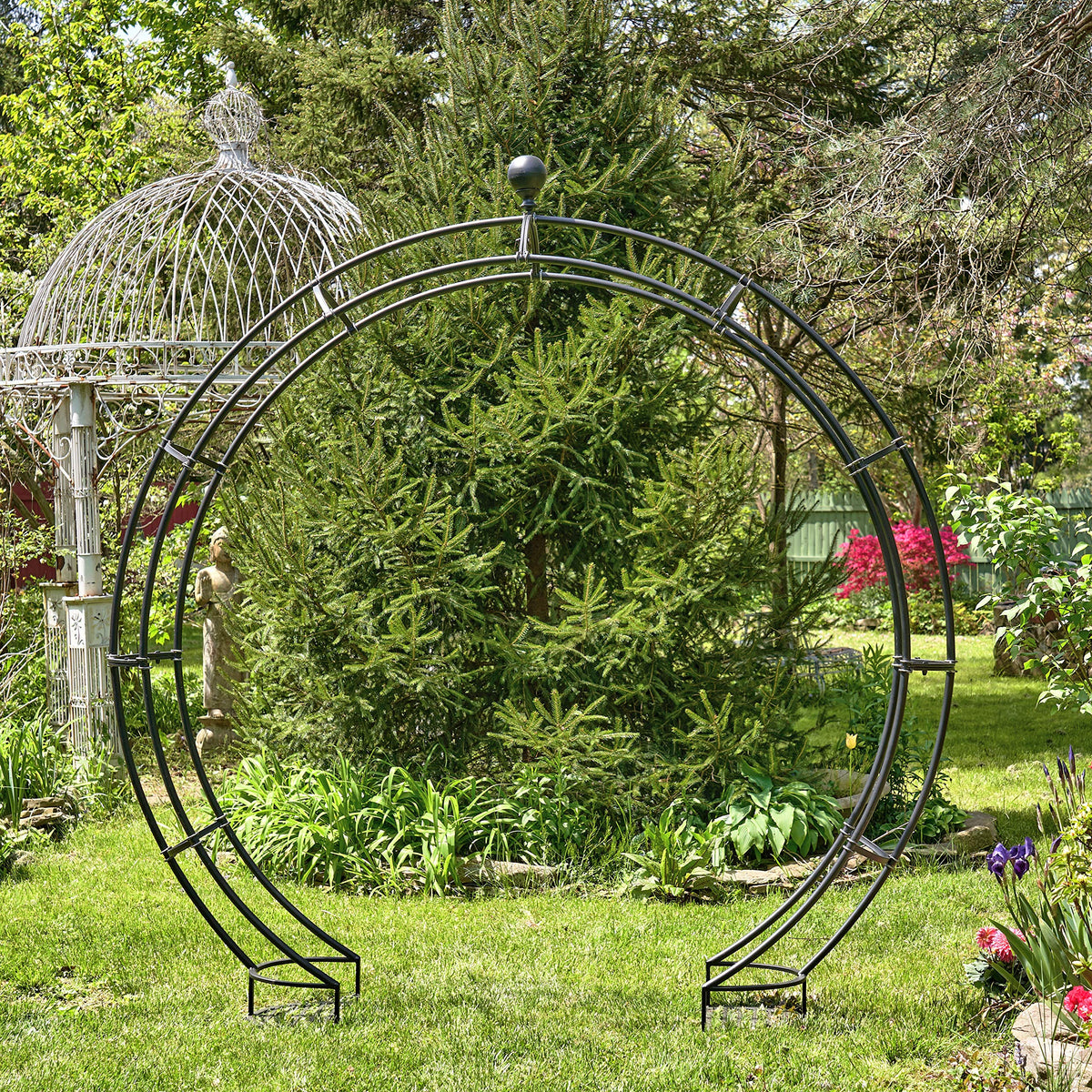 Large Elegant Round Garden Arch Moon Gate